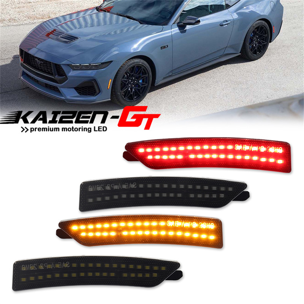 Outdoor Lighting Yellow - Auto LED voor-/achter spatbord zijmarkeringslichten voor