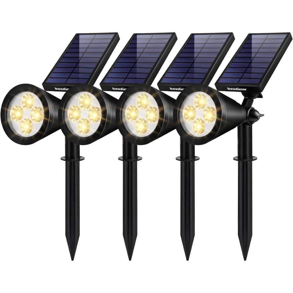 Outdoor Lighting Options - Zonne-verlichting voor buiten, warm wit, waterdicht,