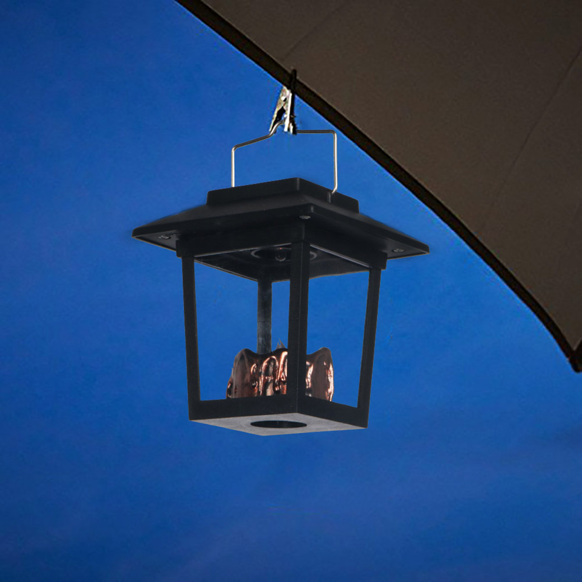 Outdoor Lighting Vintage - 3-delige waterdichte zonne-lantaarn in vintage vorm,
