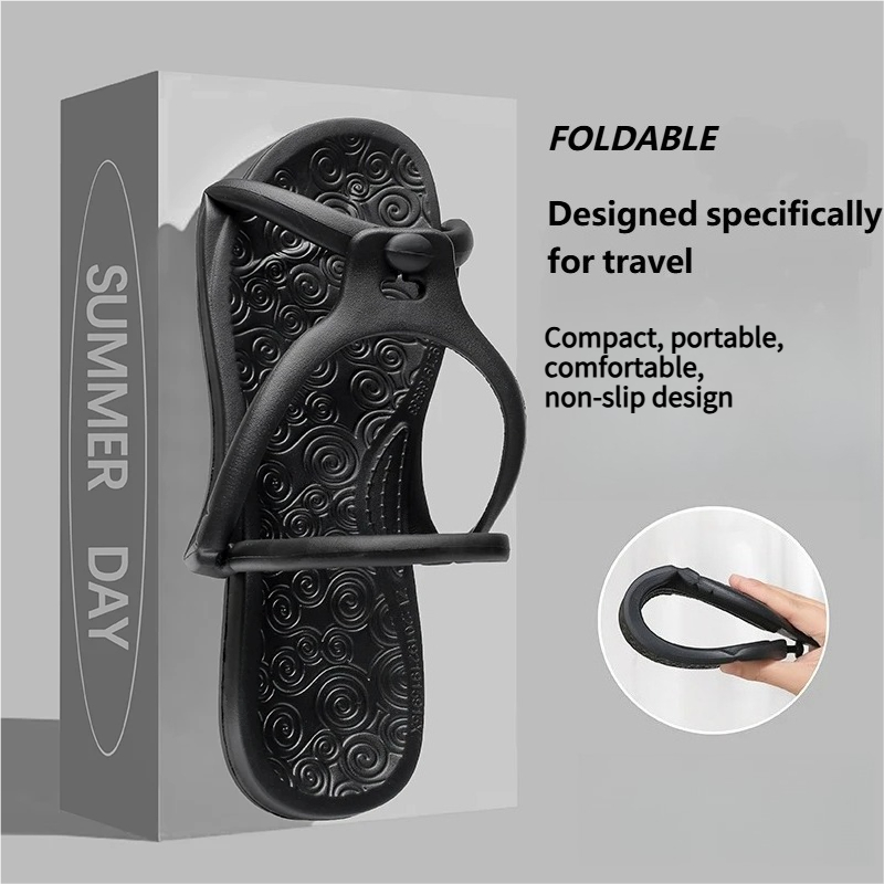 Outdoor Lighting For Home - Verbeterde opvouwbare reisslippers Unisex EVA-slippers Hotel