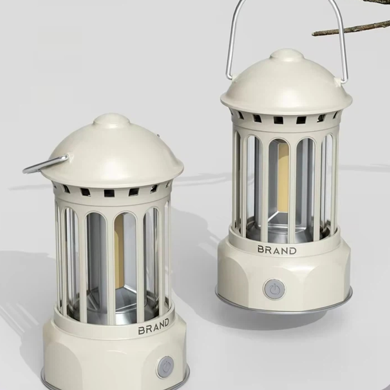 Outdoor Lighting Portable - Generieke retro outdoor campinglantaarn, draagbare Cob-tentlamp,