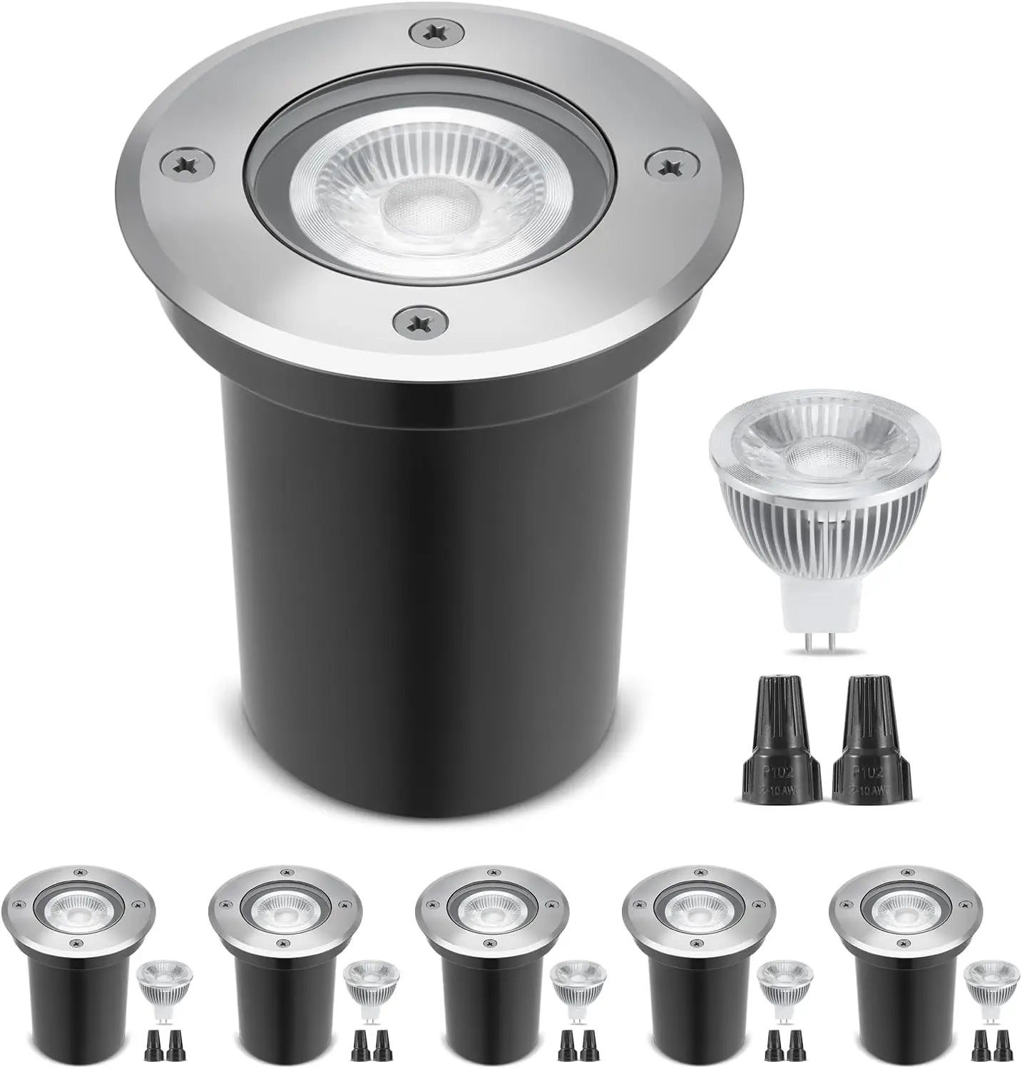 Outdoor Lighting Underground Wiring - 6-pack 12V Laagspannings LED Tuinverlichting Buiten