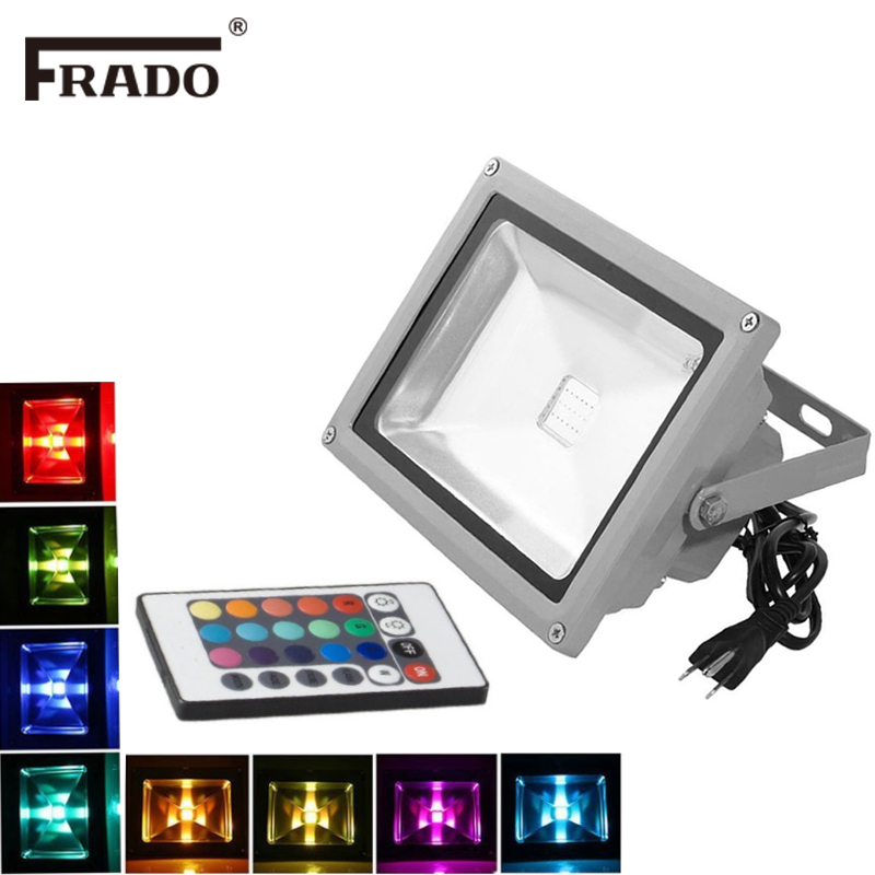Outdoor Lighting Uk - RGB LED-schijnwerpers 10W LED-buitenspot IP65 Buitenlicht