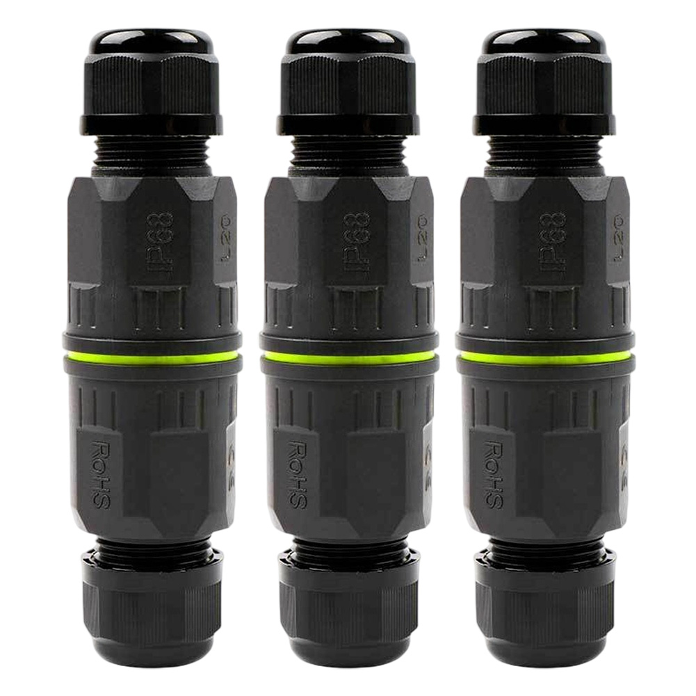 Outdoor Lighting Underground Wiring - 3 stuks IP68 waterdichte kabelconnector schroefloze