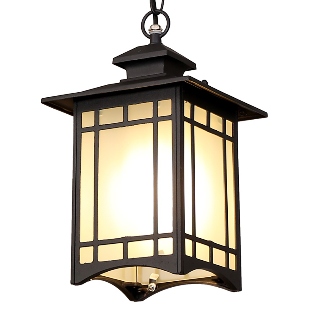 Outdoor Lighting Chandelier - Vintage Glazen Kroonluchters Outdoor Hanglamp Balkon