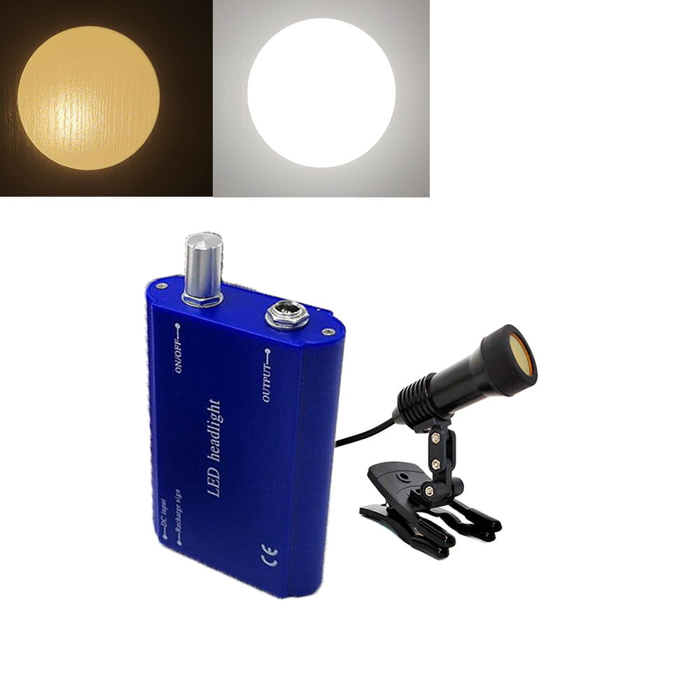 Outdoor Lighting Yellow - LED Tandheelkundige Hoofdlamp Bedraadde LED-koplamp 3W