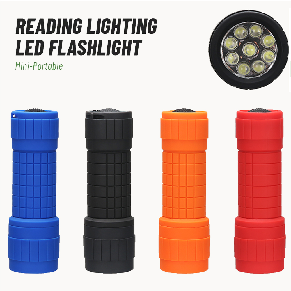 Outdoor Lighting Portable - Mini draagbare zaklamp Negen XPE-lampkralen Sterke