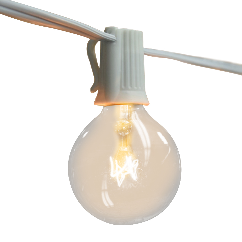 Outdoor Lighting Vintage - Vintage G40 heldere lampjes lichtsnoer 8M