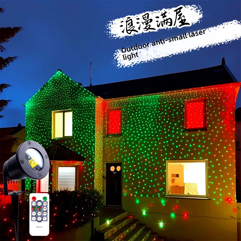 Outdoor Lighting On House - Bewegende Full Sky Star Laserprojectorlamp Buitentuin