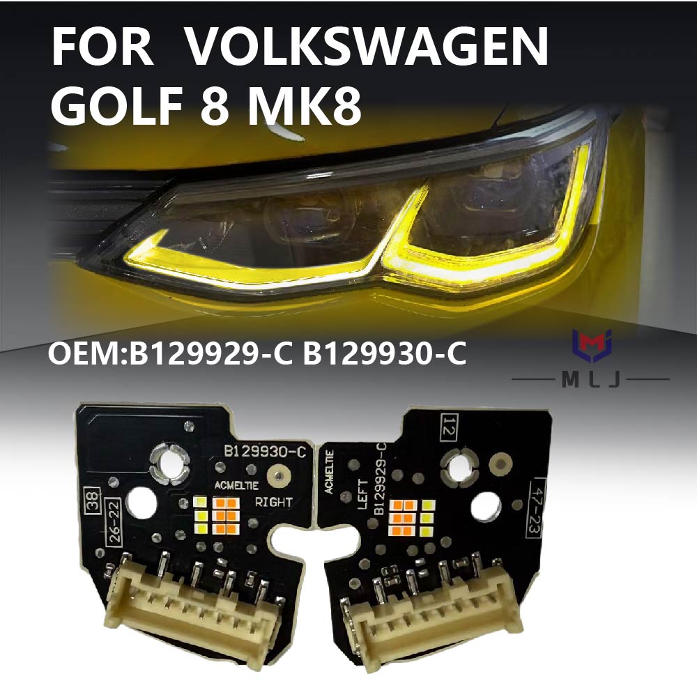 Outdoor Lighting Yellow - Voor Volkswagen Golf 8 MK8 B129929-C