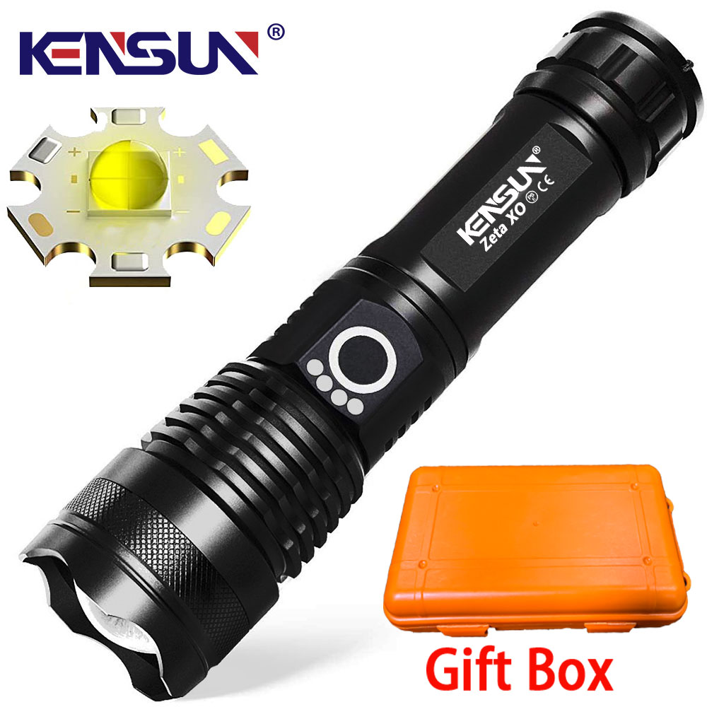 Outdoor Lighting Portable - Krachtige langeafstandslantaarn Superheldere LED-zaklamp USB oplaadbare