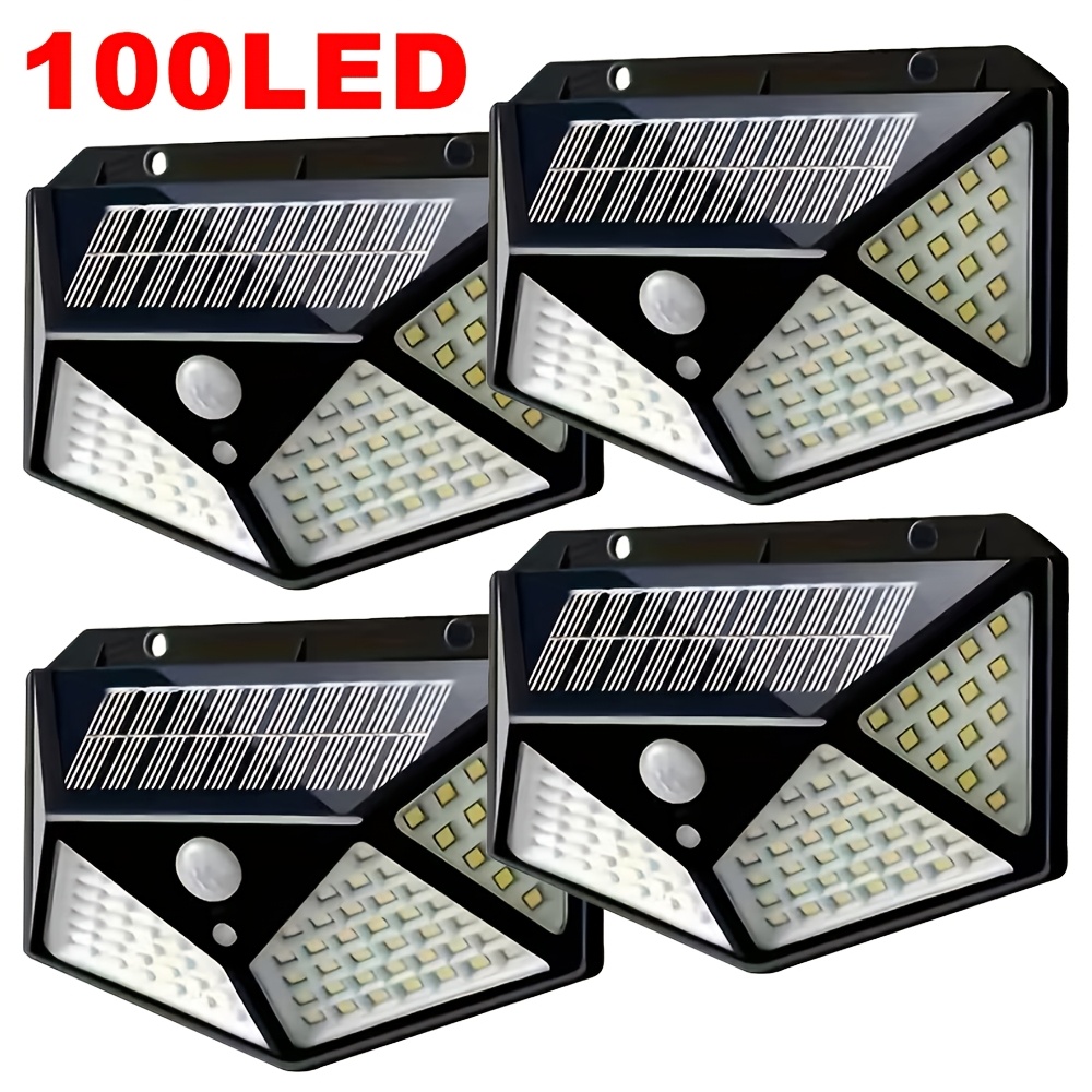 Outdoor Lighting Sensor - 100LED buitenlamp op zonne-energie, buitenlamp met