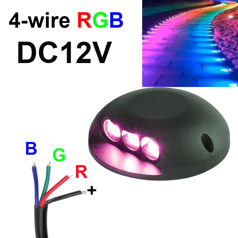 Outdoor Lighting Underground Wiring - Waterdichte 9W DC12V RGB LED buitenlamp