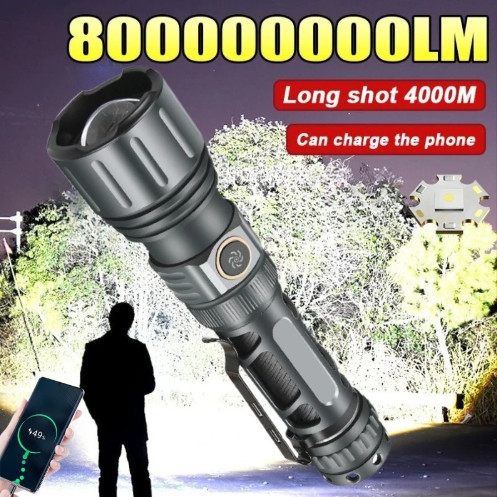 Outdoor Lighting Portable - Superheldere zaklamp Draagbare oplaadbare LED-lamp Tactische