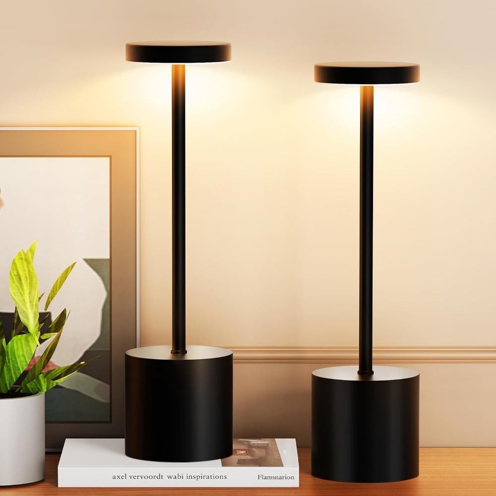 Outdoor Lighting Portable - Draadloze tafellampenset 5000mAh batterij Aanraakbediening Traploos