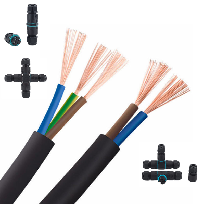 Outdoor Lighting Underground Wiring - DIY-kabel 2/3 kernen voor buitenverlichtingsarmaturen -