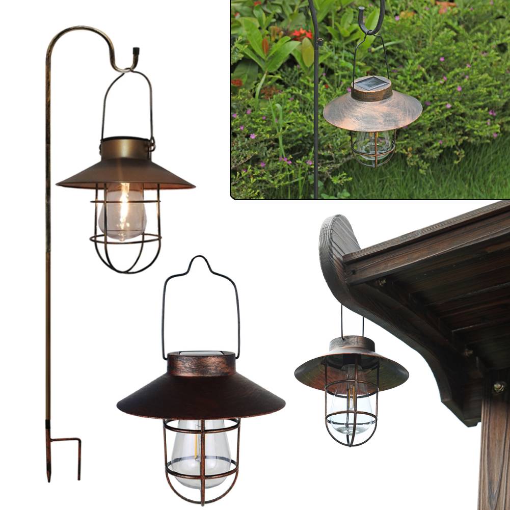 Outdoor Lighting Chandelier - Solar Retro Camping Lantaarn Waterdichte Vintage