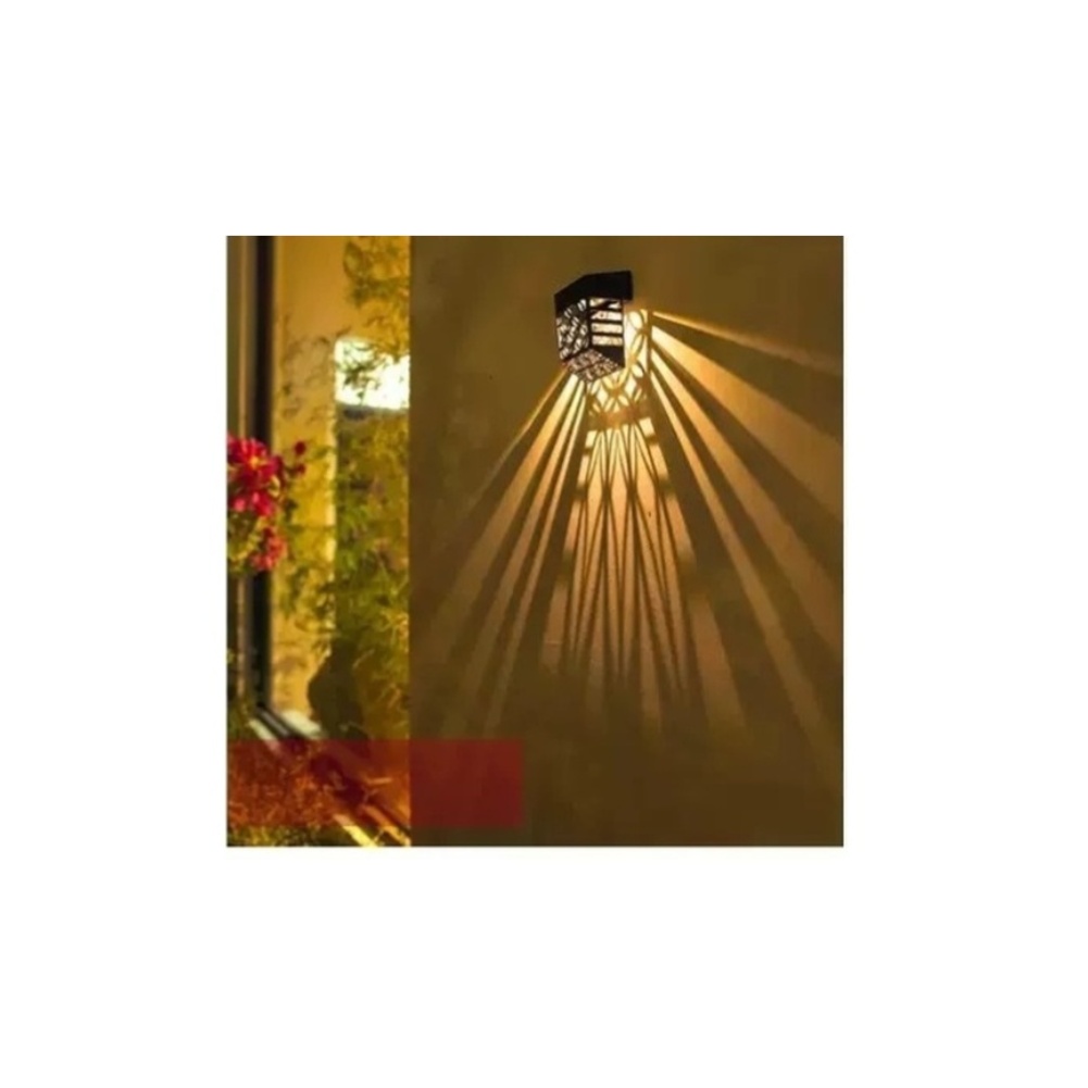 Outdoor Lighting Yard Decoration - Op zonne-energie werkende LED-tuinhekverlichting Waterdichte decoratieve