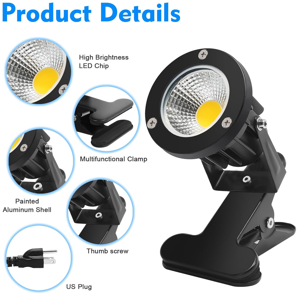 Clip-on spotlight plug-in wate - Outdoor Lighting Uk recensie en prijs