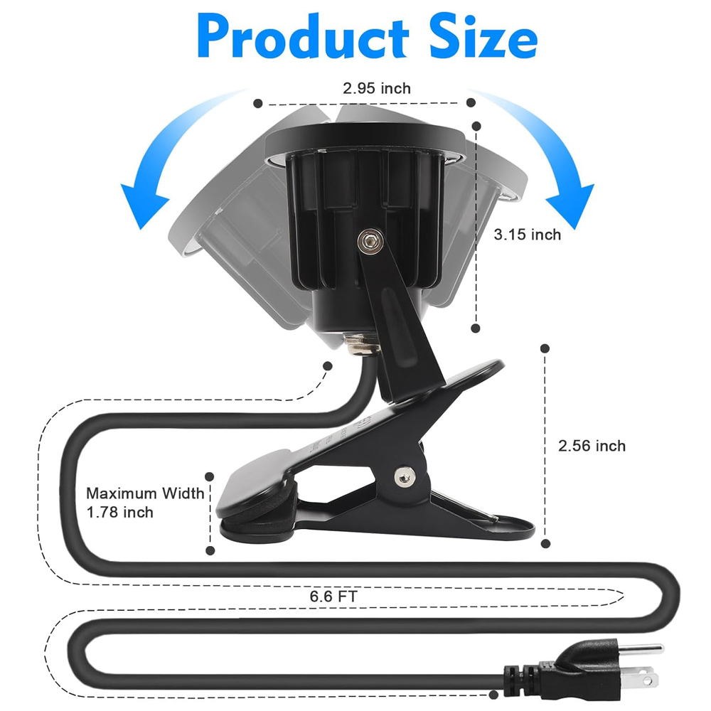 Clip-on spotlight plug-in wate - Outdoor Lighting Uk recensie en prijs