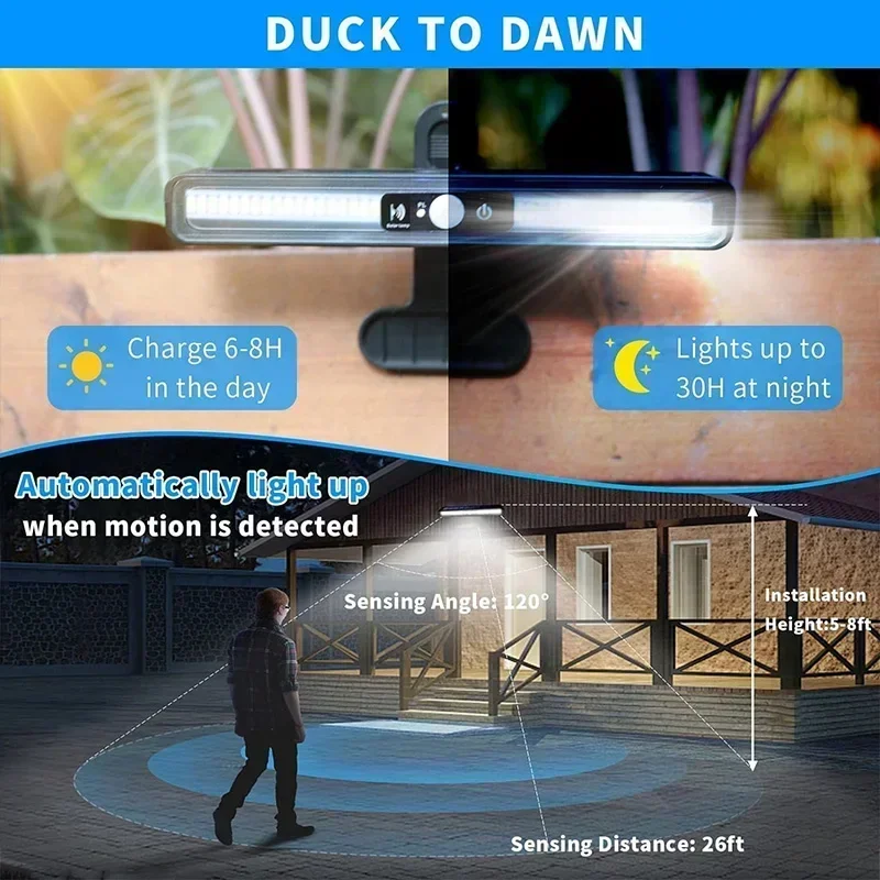 Clip-on zonne-bewegingslampen  - Outdoor Lighting Portable recensie en prijs