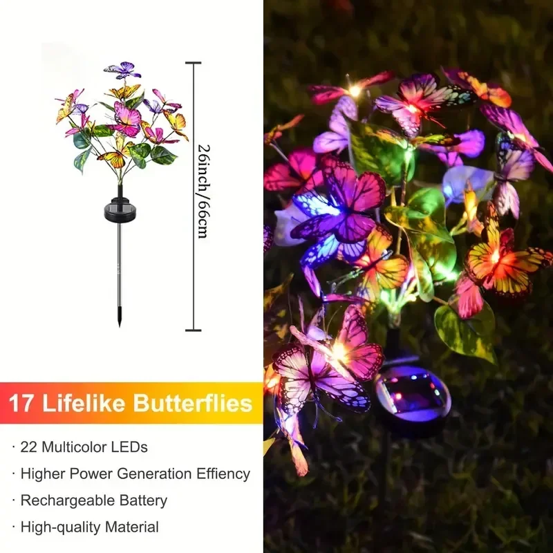 Solar LED-vlindertuinverlichti - Outdoor Lighting For Christmas recensie en prijs