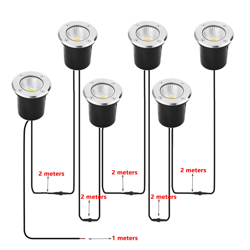 DIY Eenvoudige bedrading IP67  - Outdoor Lighting Underground Wiring recensie en prijs