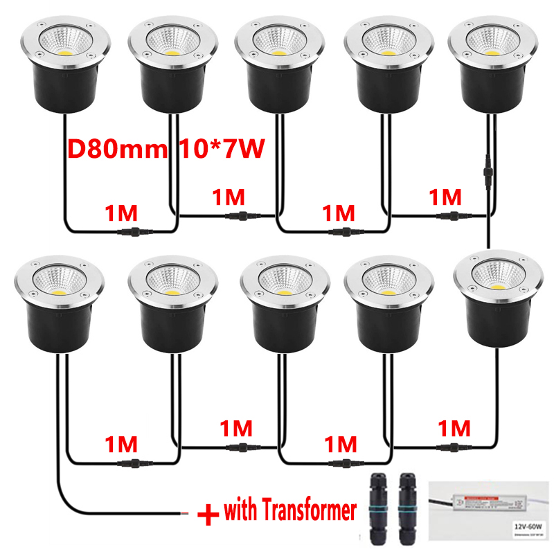 12V LED Inbouwlamp IP67 Waterd - Outdoor Lighting Underground Wiring recensie en prijs