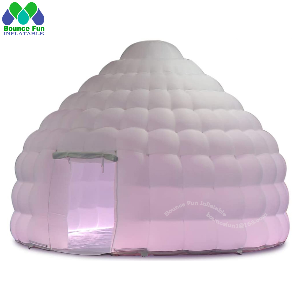 Witte opblaasbare iglo-koepelt - Outdoor Lighting Rental For Party recensie en prijs