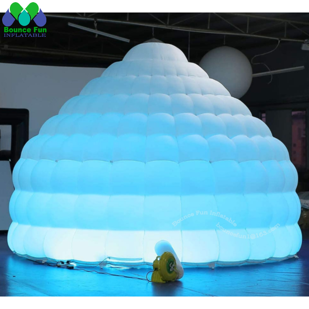 Witte opblaasbare iglo-koepelt - Outdoor Lighting Rental For Party recensie en prijs