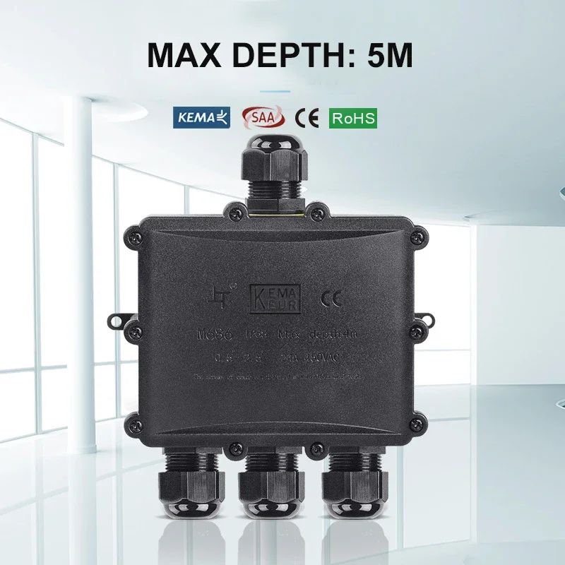 4Way 1In3Out IP68 Waterdichte  - Outdoor Lighting Underground Wiring recensie en prijs