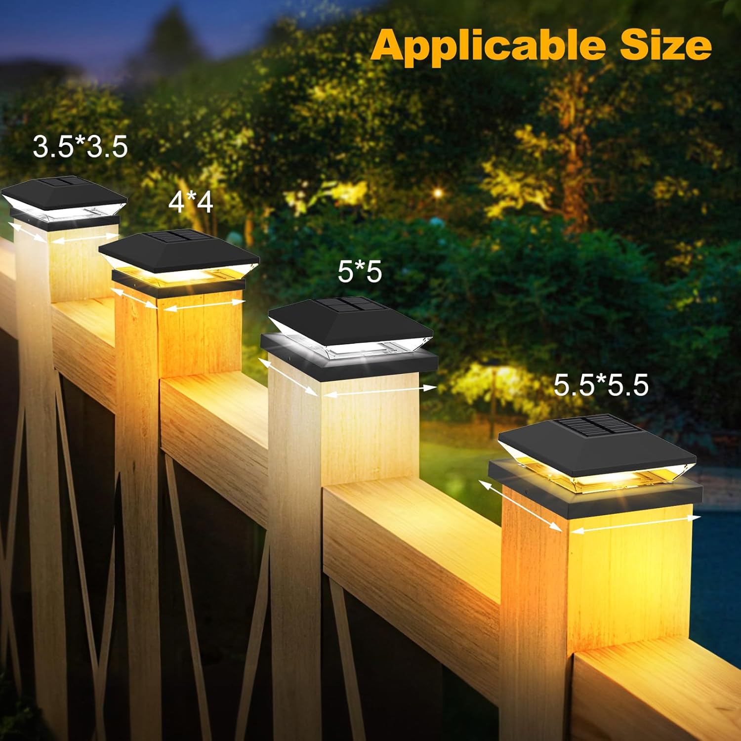 2/4 Stuks Solar Post Cap Licht - Post Cap Light recensie en prijs