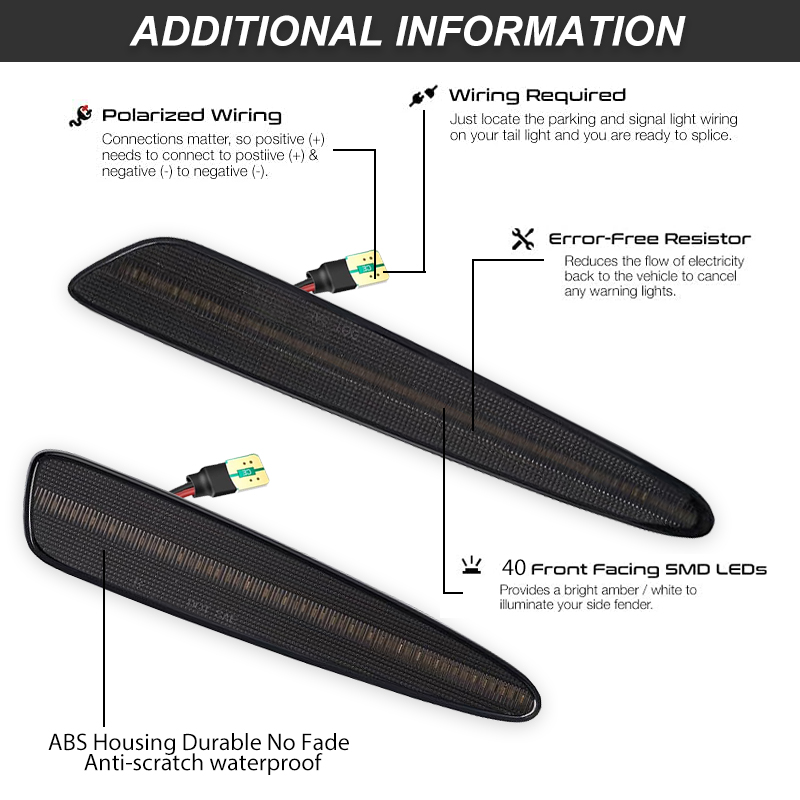 IJDM Voor Achter Bumper LED Si - Outdoor Lighting Yellow recensie en prijs