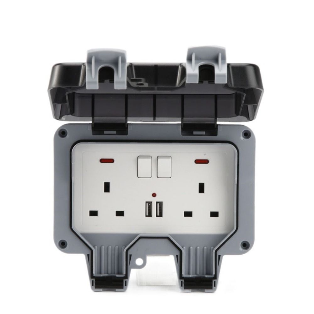 Waterdichte wandcontactdoos me - Outdoor Lighting Uk recensie en prijs