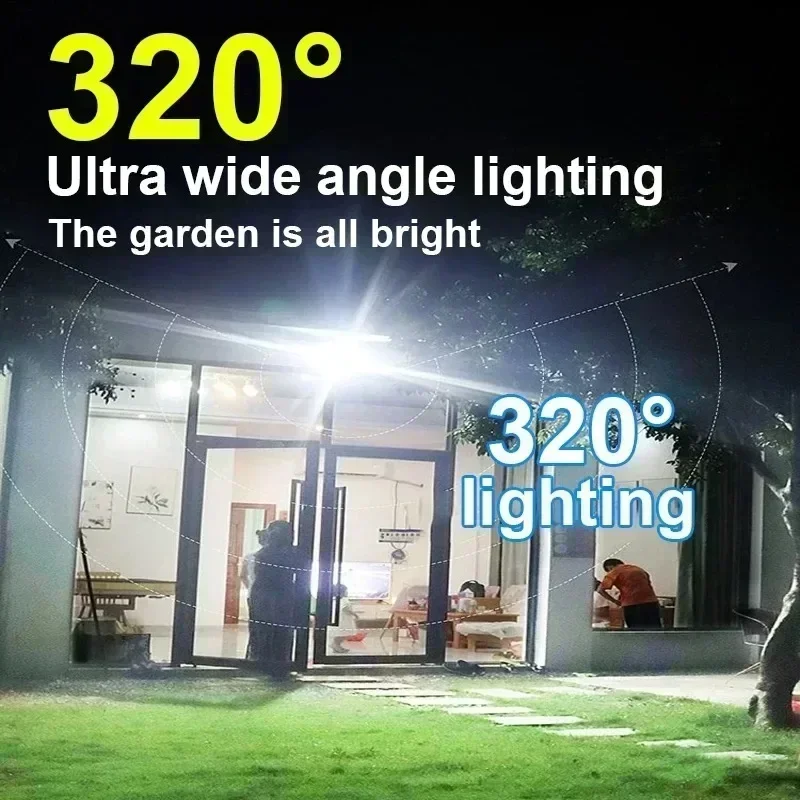 12000LM krachtige zonne-wandla - Outdoor Lighting Sensor recensie en prijs