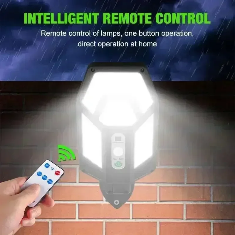 12000LM krachtige zonne-wandla - Outdoor Lighting Sensor recensie en prijs