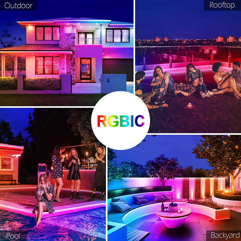 Waterdichte Kleurrijke Lichtst - Outdoor Lighting On House recensie en prijs