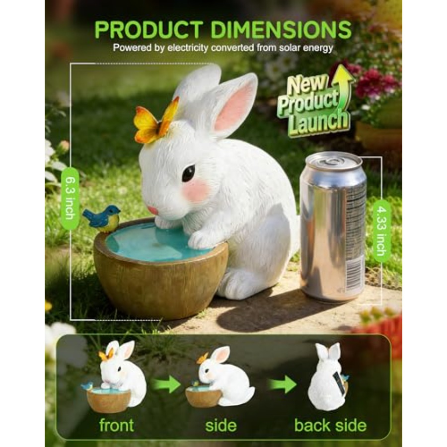 Solar Bunny Tuinfiguren Buiten - Outdoor Lighting For Home recensie en prijs