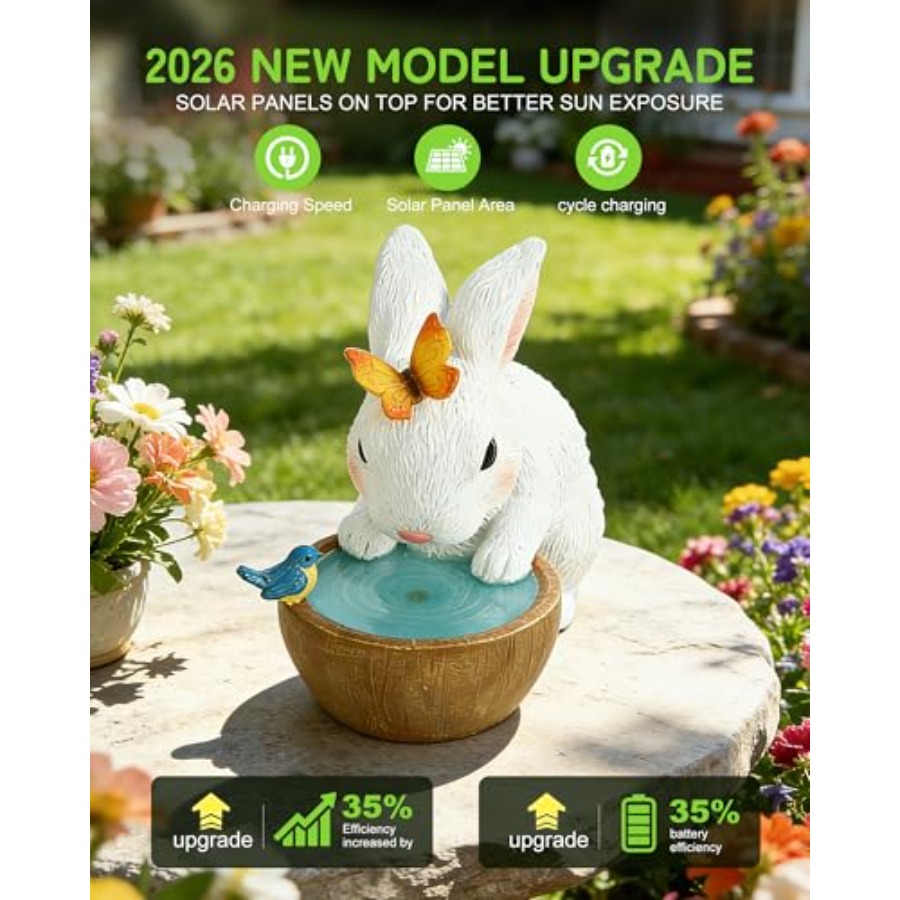 Solar Bunny Tuinfiguren Buiten - Outdoor Lighting For Home recensie en prijs