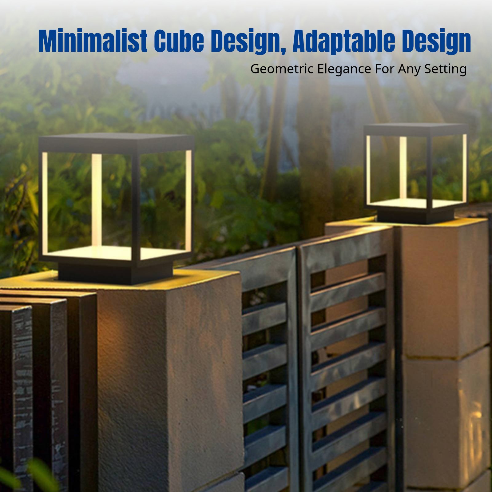Moderne minimalistische LED-pi - Post Cap Light recensie en prijs
