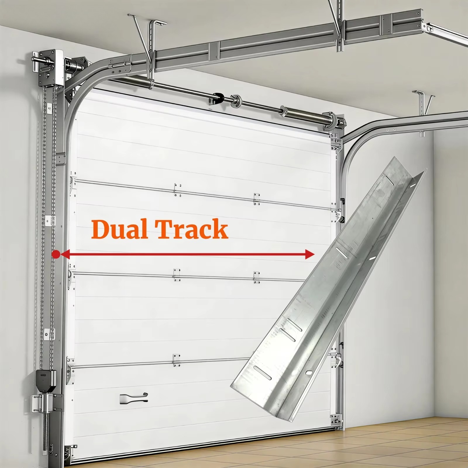 Garagedeur van aluminium, op m - Outdoor Lighting For Home recensie en prijs