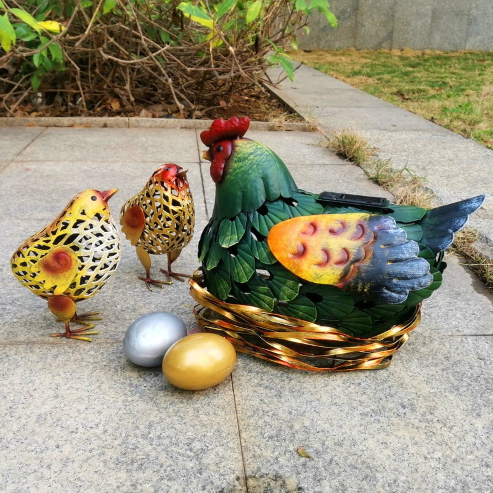Solar Lantern Chicken Statue O - Outdoor Lighting Yard Decoration recensie en prijs