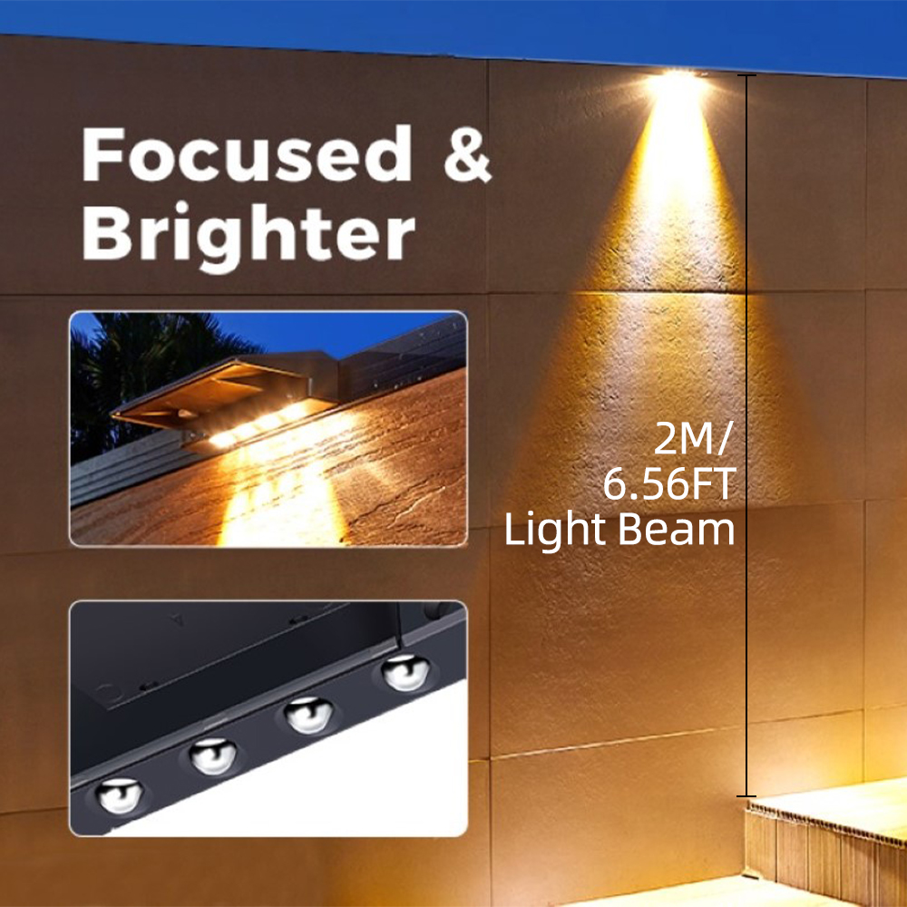 2-pack zonne-wandlampen 4 LED  - Post Cap Light recensie en prijs