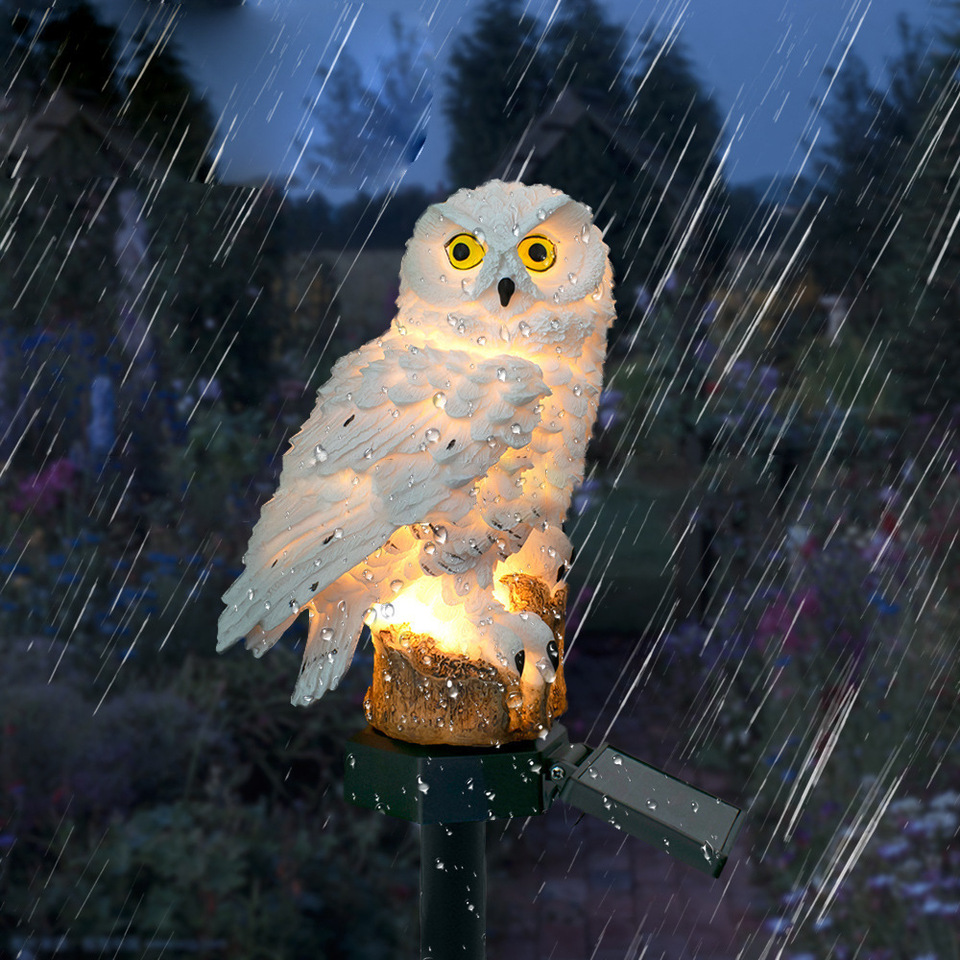 Solar Owl Statue Garden Light  - Zinc Outdoor Lighting recensie en prijs