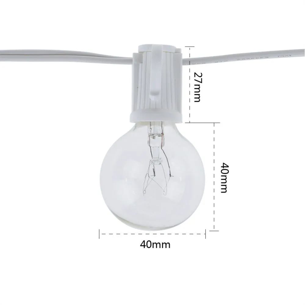 Vintage G40 heldere lampjes li - Outdoor Lighting Vintage recensie en prijs