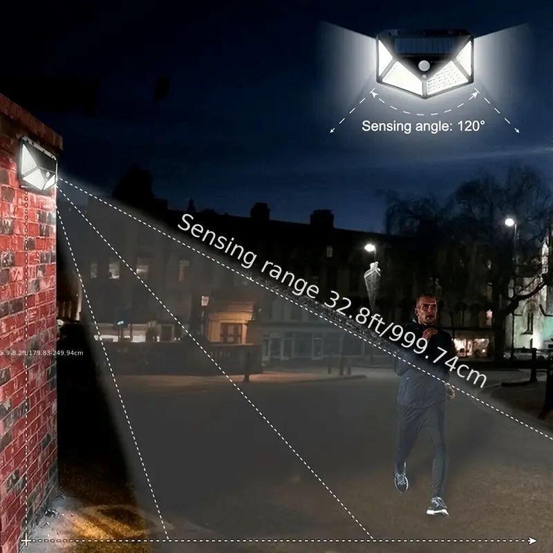 100LED buitenlamp op zonne-ene - Outdoor Lighting Sensor recensie en prijs