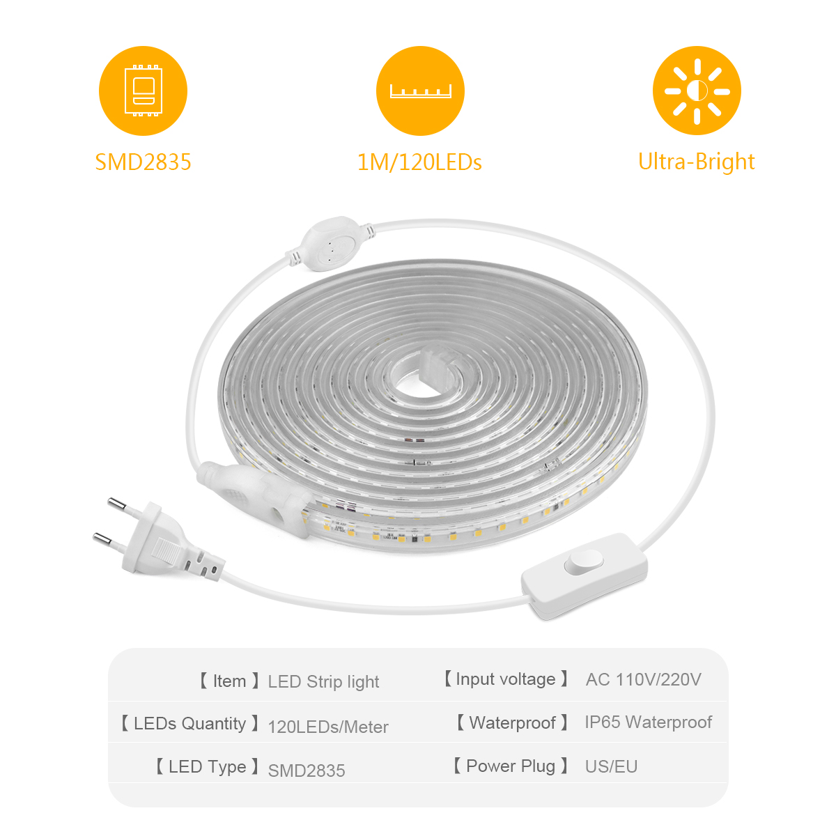 Hoge Heldere LED Strip Licht 2 - Outdoor Lighting Led Strip recensie en prijs