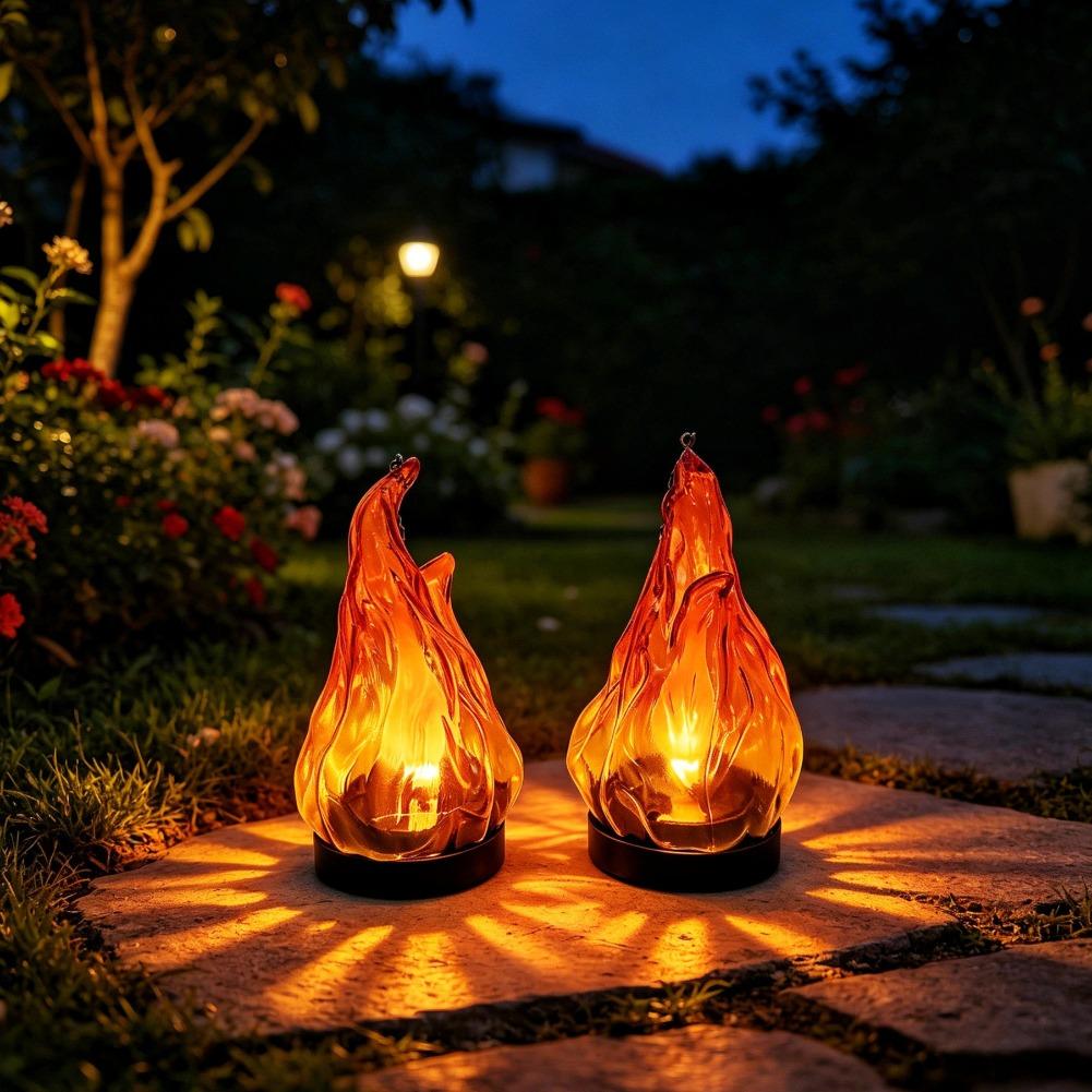 Solar Flame hangende lantaarnl - Outdoor Lighting Yard Decoration recensie en prijs