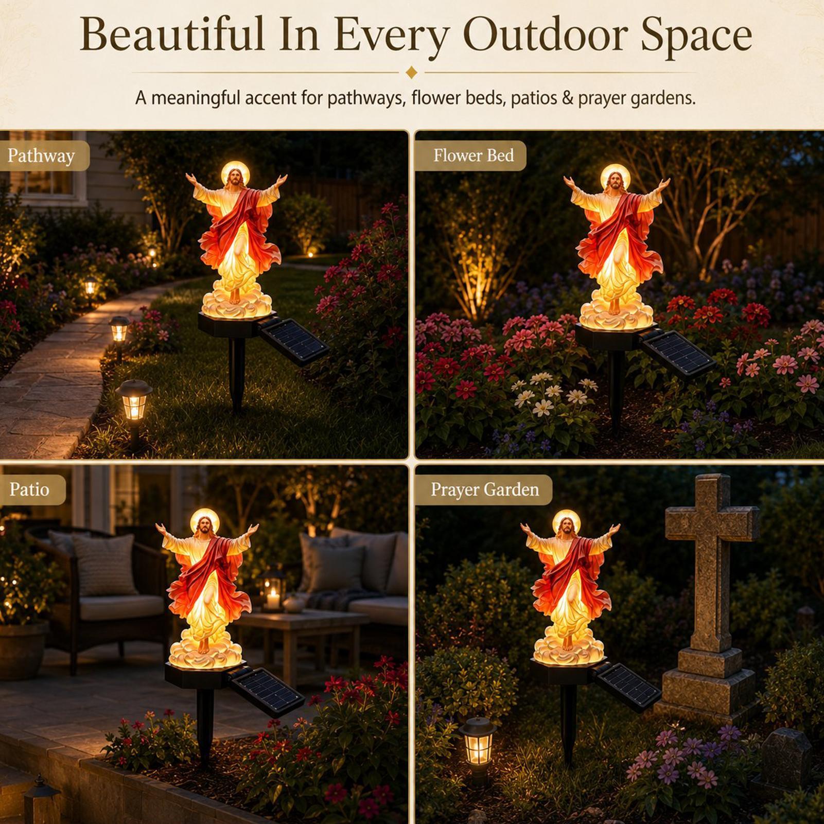 Jesus Solar Lighted Figurine W - Outdoor Lighting Yard Decoration recensie en prijs