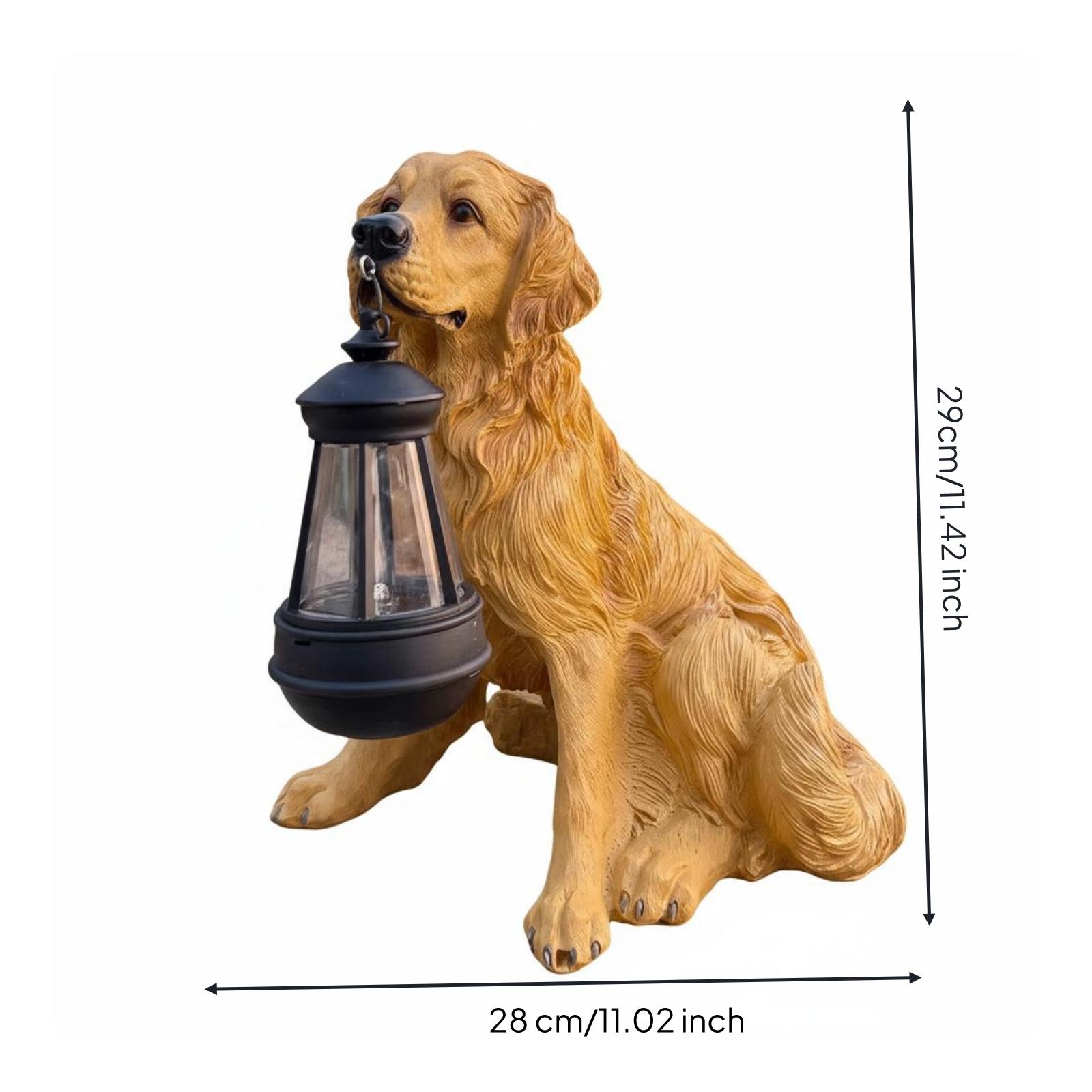 Decoratieve hars honden tuin-  - Outdoor Lighting Yard Decoration recensie en prijs